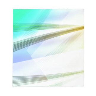Bloc-note Lignes Abstraites en couleurs douces