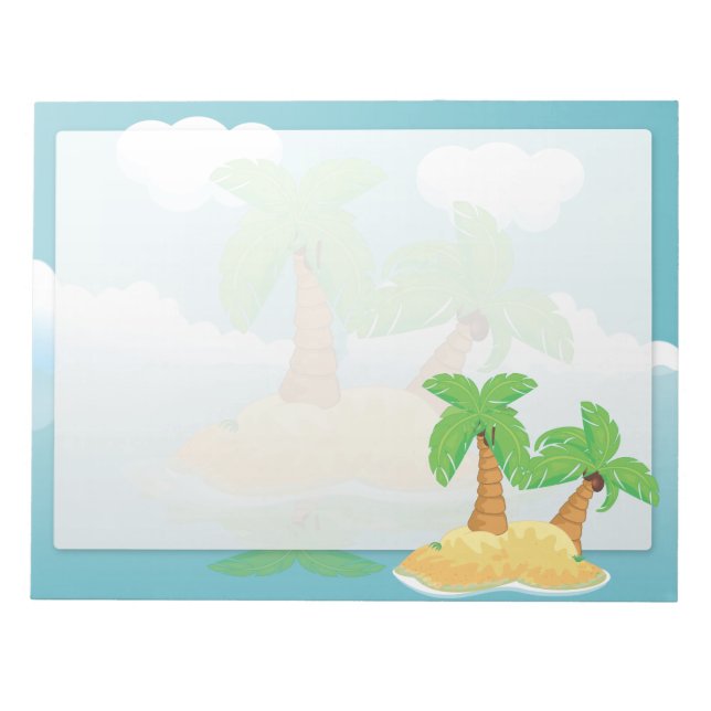 Bloc-note L'île déserte (Devant)