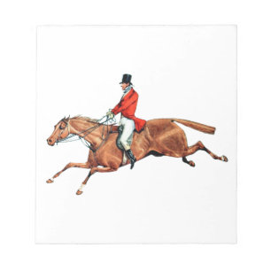 Bloc-note L'illustration de la chasse