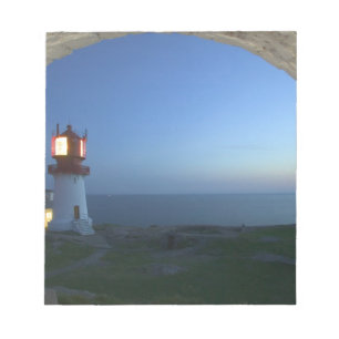 Bloc-note lindesnes fyr, point le plus méridional de la Norv