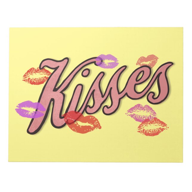 BLOC-NOTE LIP KISSES (Devant)
