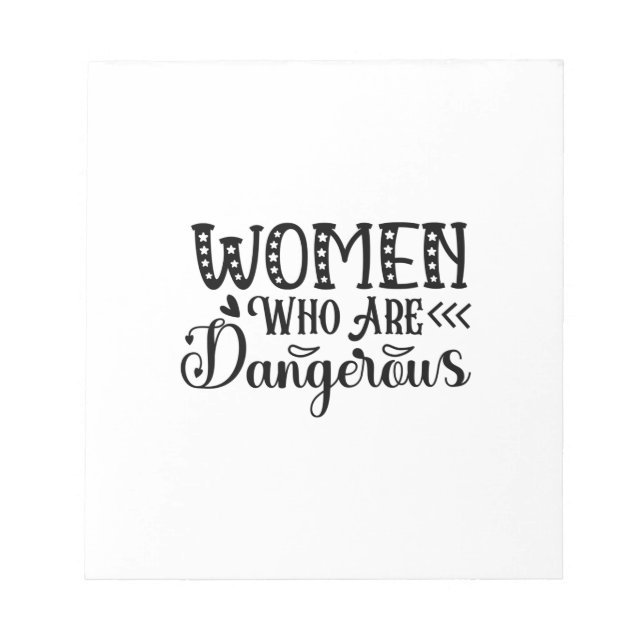 Bloc-note Lire Des Femmes D'Art Dangereuses (Devant)