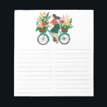 Bloc-note Liste de courses pour filles de vélo<br><div class="desc">Faites vos listes d'achats en style avec ce bloc-notes personnalisable d'épicerie,  de planification de repas ou de liste de choses à faire. Customisez ou ajoutez du texte pour répondre à vos besoins. Conserver ou supprimer les lignes aussi. Consultez ma boutique pour plus de tailles et de styles!</div>