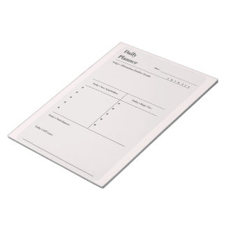 Bloc-note Liste des planificateurs/tâches quotidiens autogér