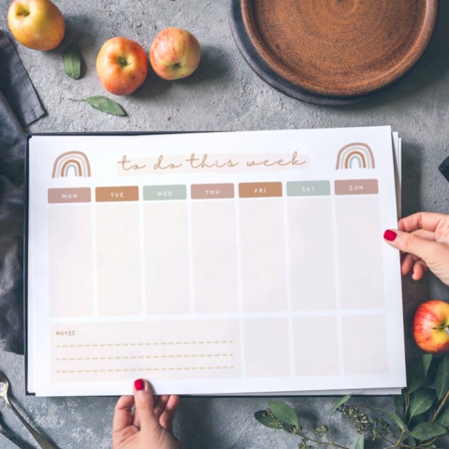 Bloc-note Liste hebdomadaire à faire (Créateur téléchargé)