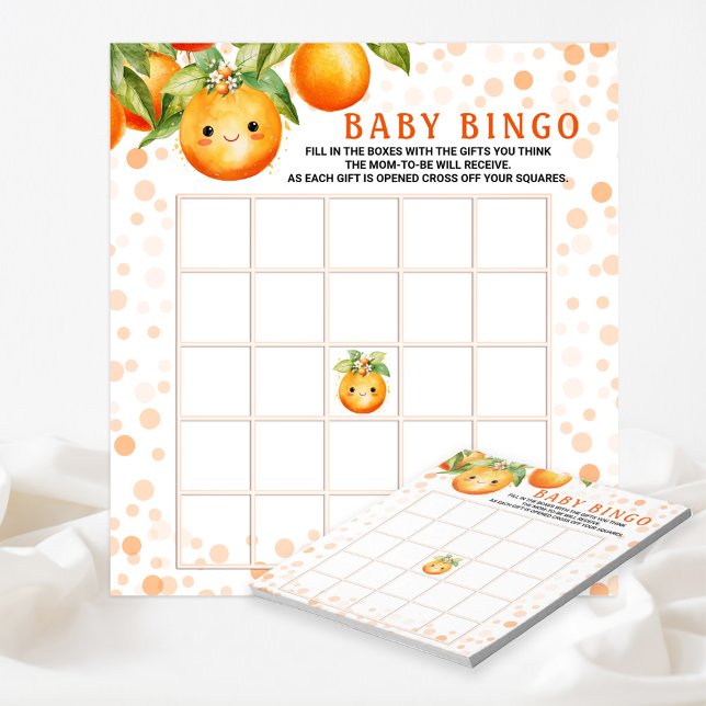 Bloc-note Little Cutie Baby shower Bingo Cartes de jeu (Créateur téléchargé)