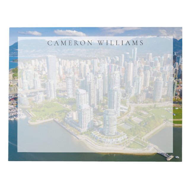 Bloc-note Littoral | Vancouver, Colombie-Britannique, Canada (Devant)