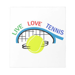 BLOC-NOTE LIVE LOVE TENNIS