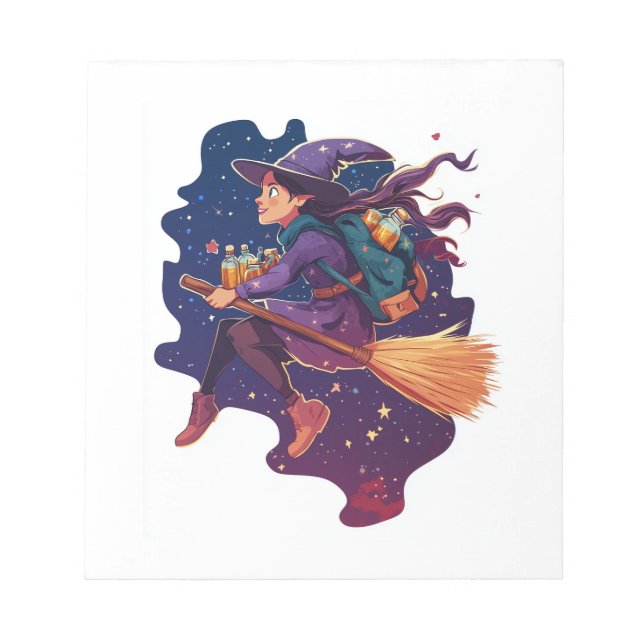 Bloc-note Livraison de potion de sorcière (Devant)