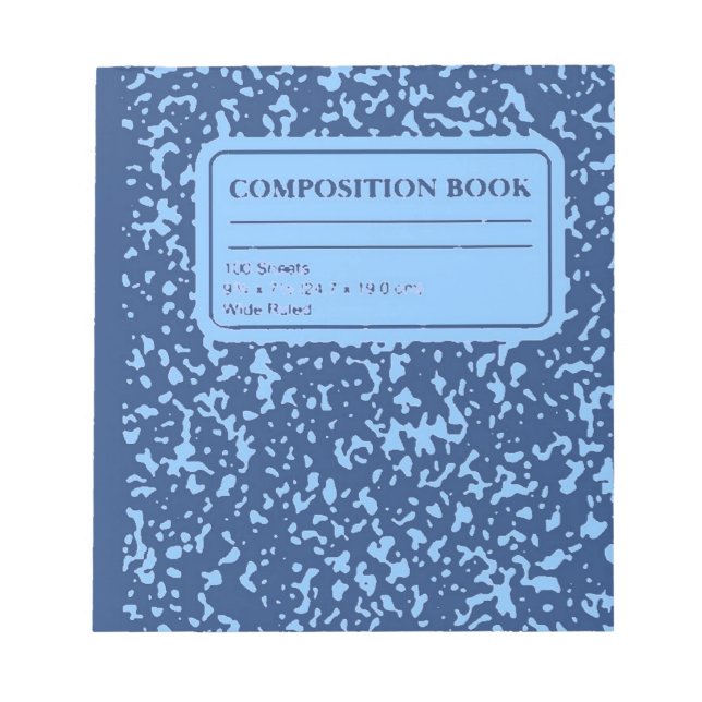 Bloc-note Livre de composition (Devant)