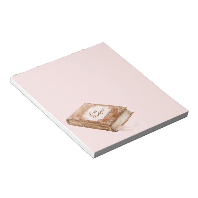 Bloc-note Livre de recettes d'amour (Incliné)