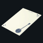 Bloc-note Livre d'écriture personnalisée de Navy Blue Banjo<br><div class="desc">Ce bloc-notes papier ou papeterie présente l'illustration d'un banjo en bleu marine avec des accents étoilés bleu marine assortis contre un arrière - plan crème. Vous pouvez personnaliser ce pavé avec un nom ou un autre message en haut.</div>