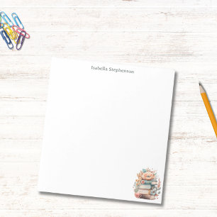 Bloc-note Livres floraux aquarelle Livre personnalisé Amoure