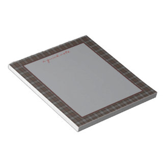 Bloc-note Lochaber Original Scottish Tartan 