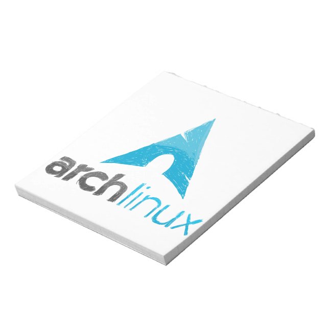 Bloc-note Logo Arch Linux (Tourné)