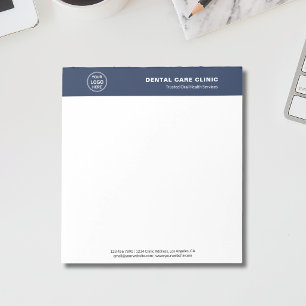 Bloc-note Logo de clinique dentaire professionnel dentiste