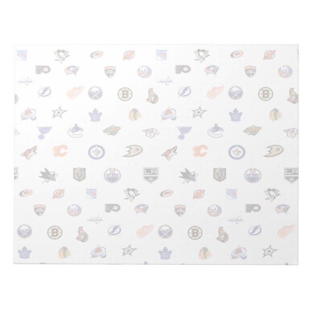 Bloc-note Logo de l'équipe de hockey fanatique de hockey mar (Devant)