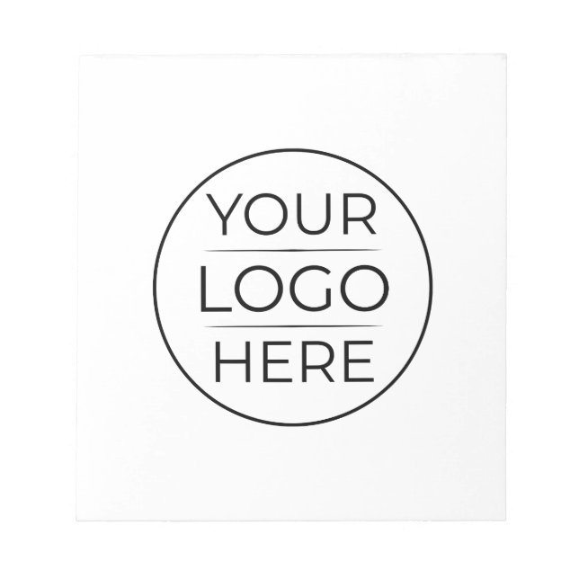 Bloc-note Logo de marque d'entreprise moderne (Devant)