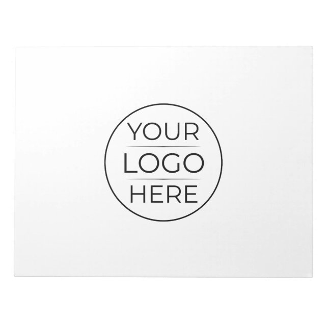 Bloc-note Logo de marque d'entreprise moderne (Devant)