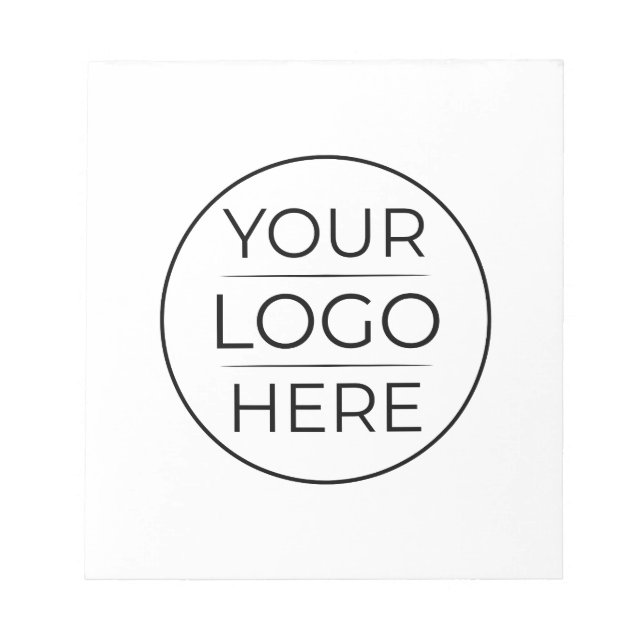 Bloc-note Logo de marque d'entreprise moderne (Devant)