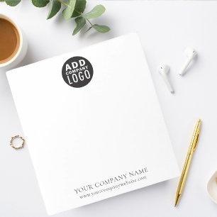Bloc-note Logo d'entreprise Marque personnalisée sur mesure