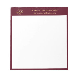 Bloc-note Logo d'entreprise personnalisé Promotion de marque