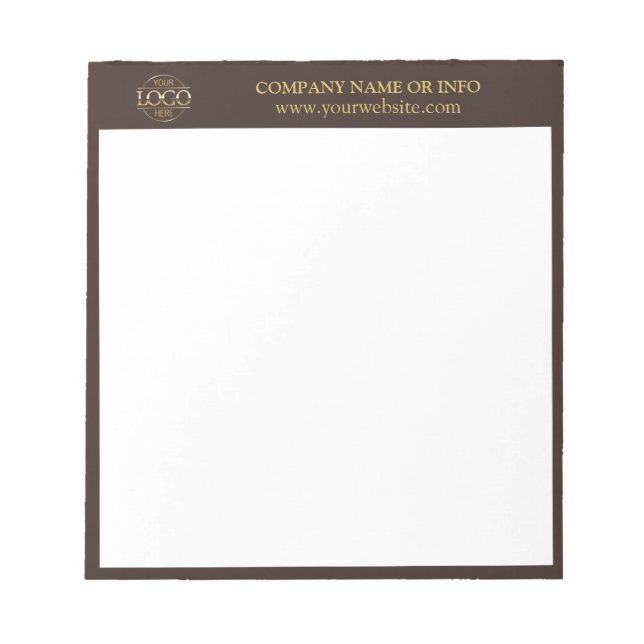Bloc-note Logo d'entreprise personnalisé Promotion de marque (Devant)