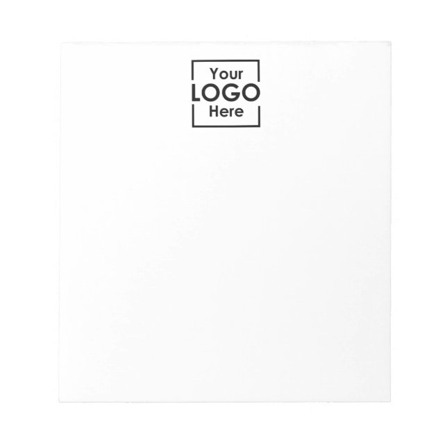 Bloc-note Logo d'entreprise personnalisé simple marque perso (Devant)