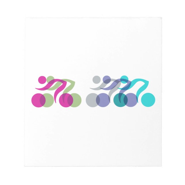 Bloc-note Logo du cool Bikers (Devant)