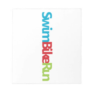 Bloc-note Logo du cool de triathlon pour tous les sportifs
