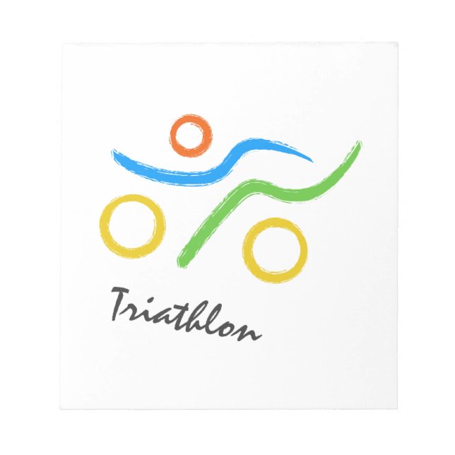 Bloc-note Logo du triathlon (Devant)