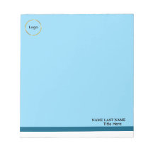 Logo personnalisé Élégant Bleu Poussiéreux Magnet