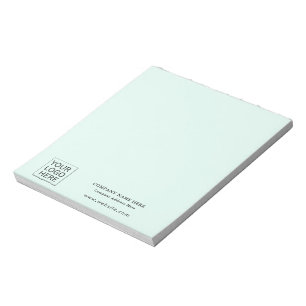 Bloc-note Logo personnalisé minimaliste simple & Texte promo