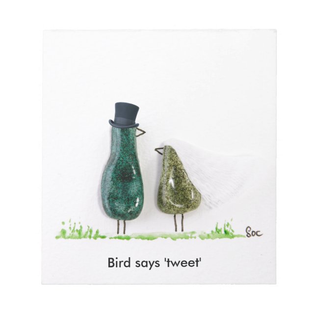 Bloc-note L'oiseau dit 'tweet' (Devant)