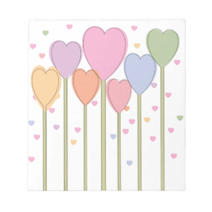 Bloc-note Lollipops de coeur lunaire