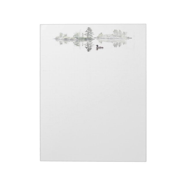 Bloc-note Loons du Maine Notepads : (Tourné)