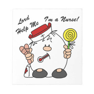 Bloc-note Lord Aidez-moi Je suis infirmière