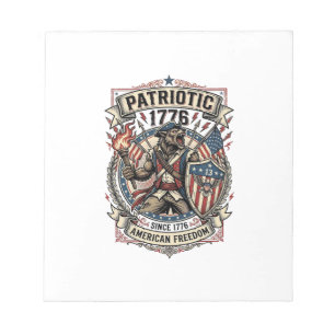 Bloc-note Loup-garou patriotique Patriote Horreur Monstre Pa