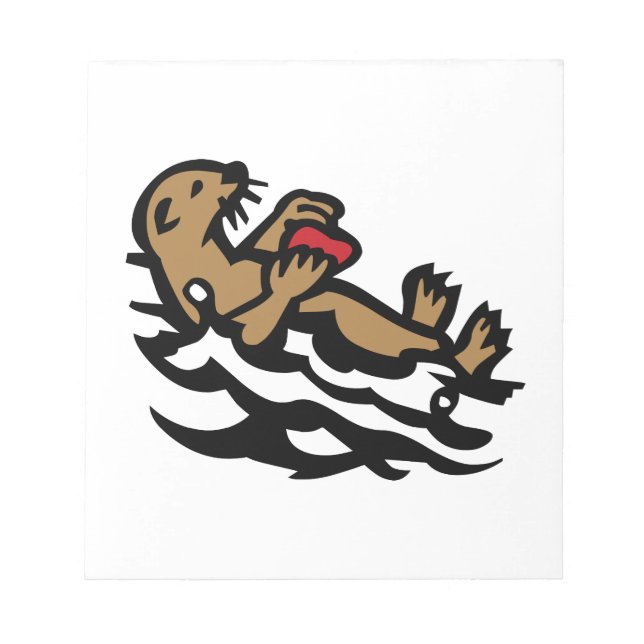 Bloc-note Loutre de mer (Devant)