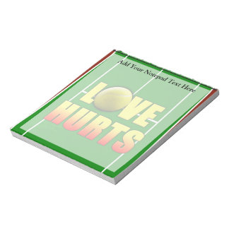 Bloc-note Love Hurts, Funny Tennis