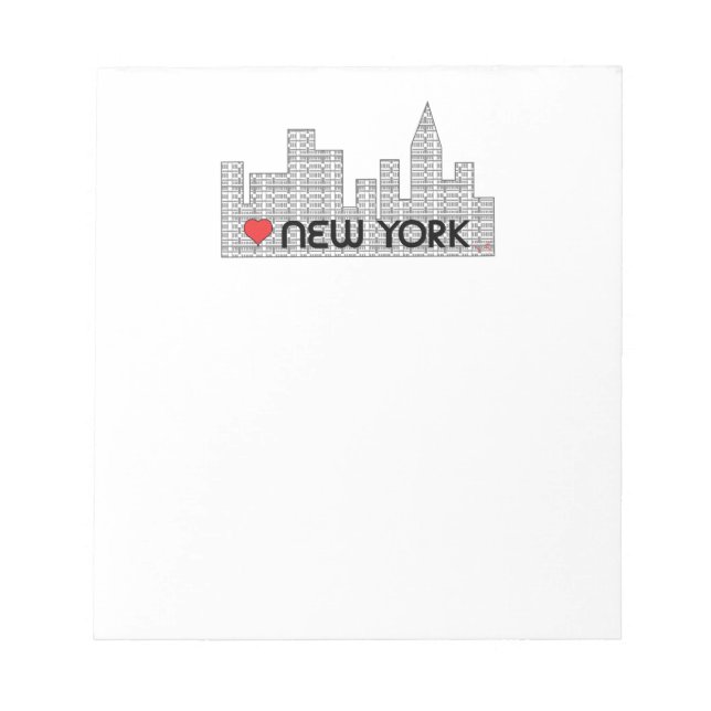 Bloc-note Love NEW YORK (Devant)