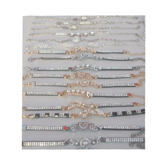 Bloc-note Lovely Diamind Jewelry coeur design collection d'a (Devant)