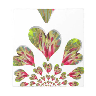 Bloc-note Lovely Hearts Humanitarian Day Le monde a besoin d