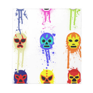 Bloc-note Lucha Libre Masque Mexicain Lutte Paint Drivers