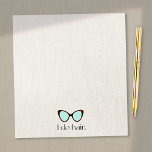 Bloc-note Lunettes de soleil rétro des années 60<br><div class="desc">Lunettes de soleil Retro Tortoise Shell</div>