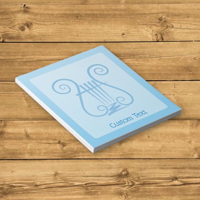 Bloc-note Lyre Bleue (Créateur téléchargé)