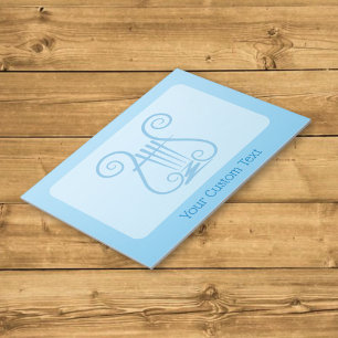 Bloc-note Lyre Bleue