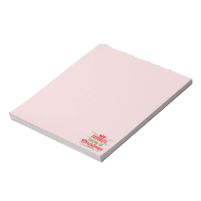 Bloc-note Ma Couleur Préférée Est Les Lumières De Noël (Tourné)