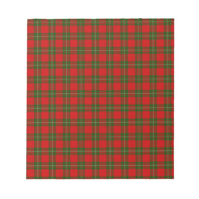 Bloc-note MacGregor Tartan (Devant)