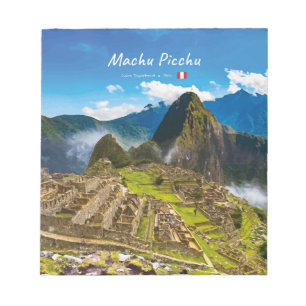 Bloc-note Machu Picchu, Pérou - Ruines de la citadelle inca